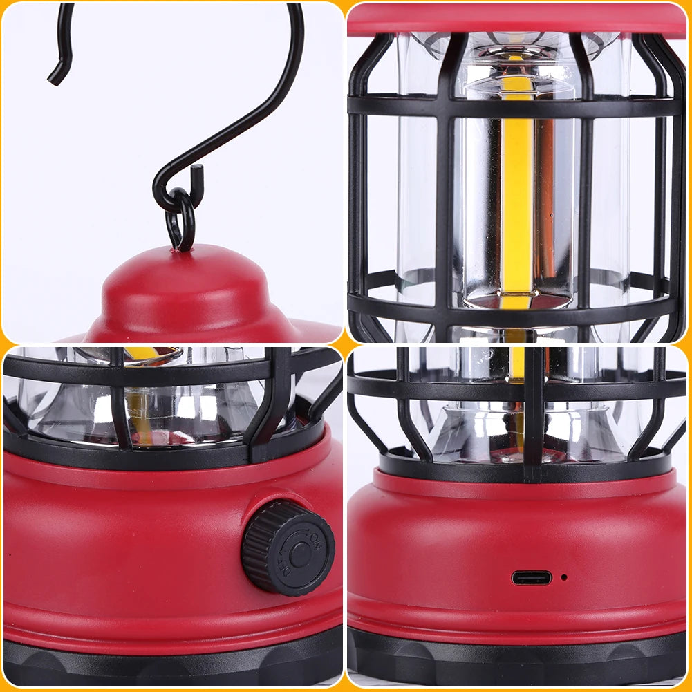 Retro LED Rechargeable Lantern