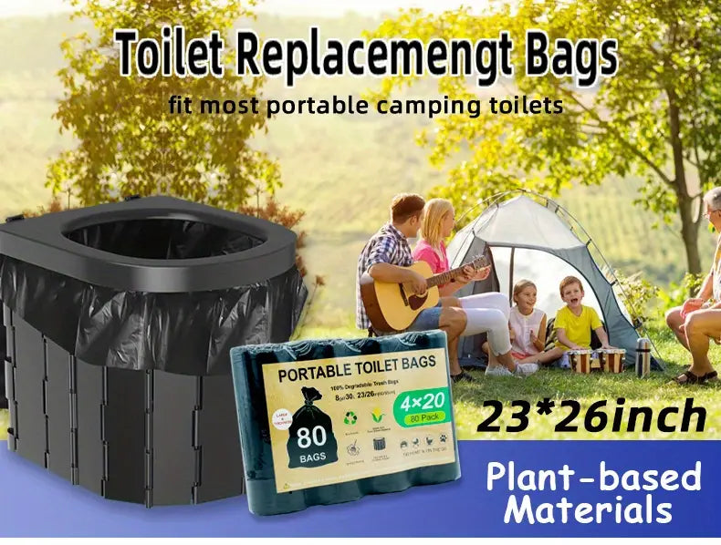 8 Gallon Camping Toilet Bag (Disposable)