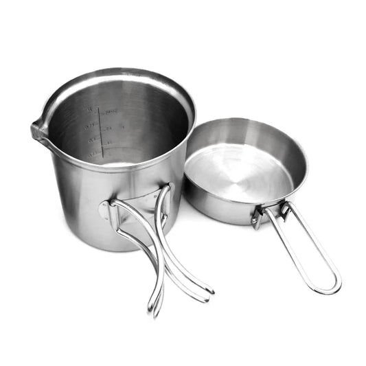 Stainless Steel  Camping Cookware
